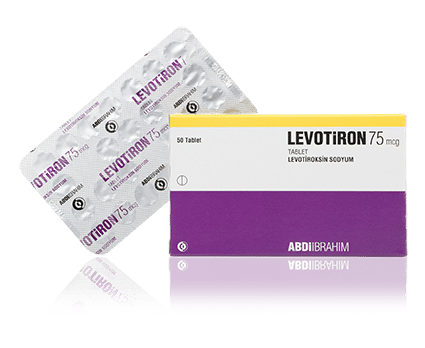 LEVOTIRON 75 mg 50 tabletter abdi