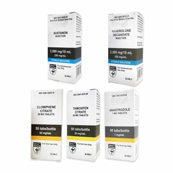 PAKKE MASSE NIVEAU I (INJEKTION) SUSTANON 250 + DECA 250 + PCT (8 UGER) Hilma