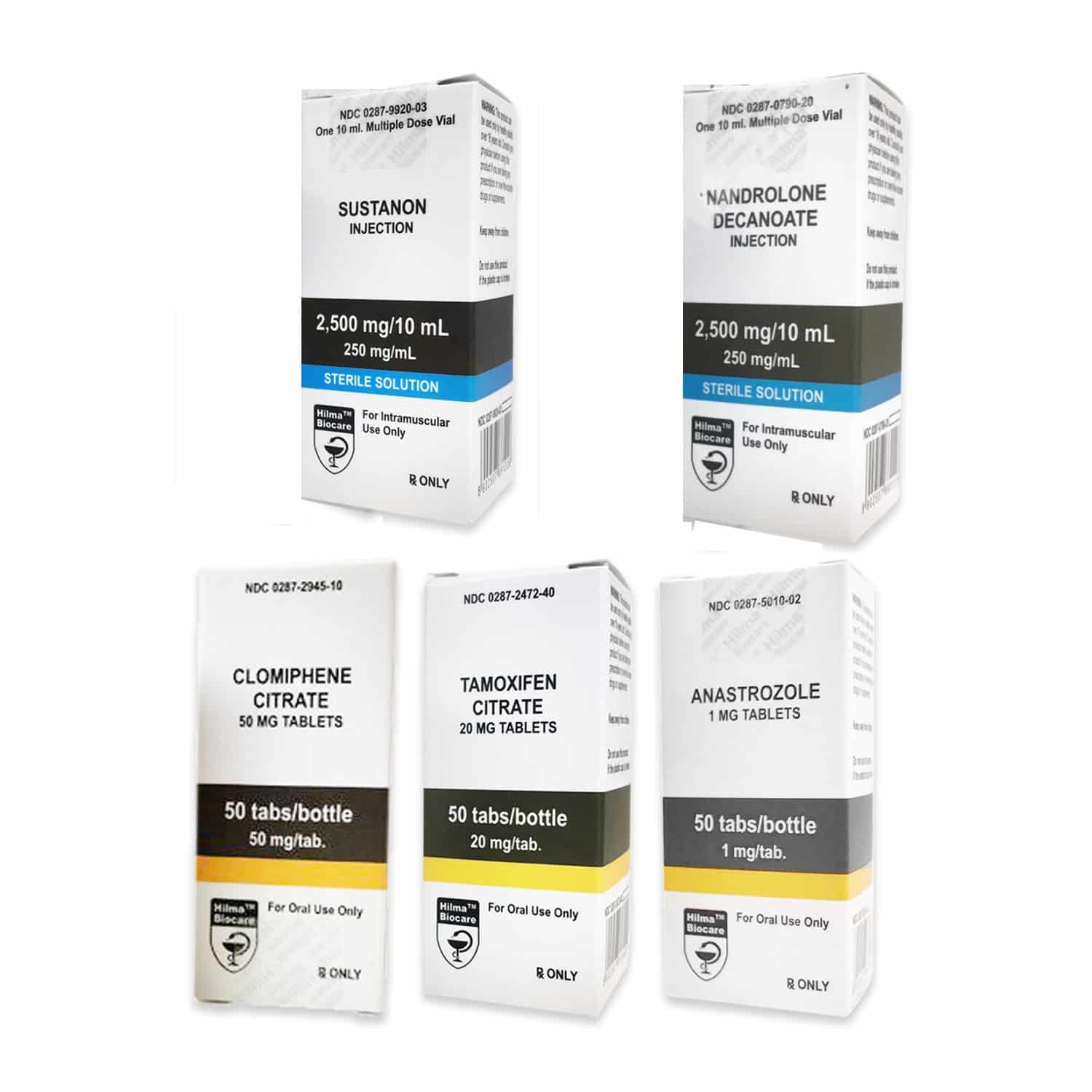 PAKKE MASSE NIVEAU I (INJEKTION) SUSTANON 250 + DECA 250 + PCT (8 UGER) Hilma