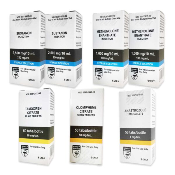PACK MUSCLE SEC LEVEL II (INJECTION) HILMA SUSTANON + PRIMOBOLAN + PCT (8 UGER)