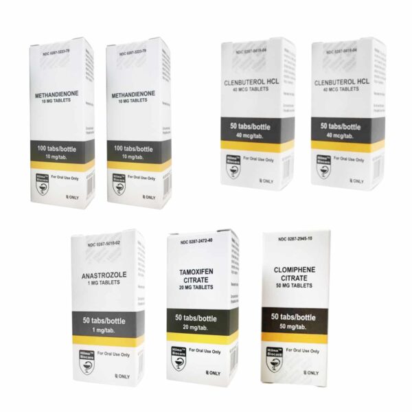 TØRRE MUSKELPAKKE (ORAL) DIANABOL + CLENBUTEROL + PCT (8 UGER) Hilma