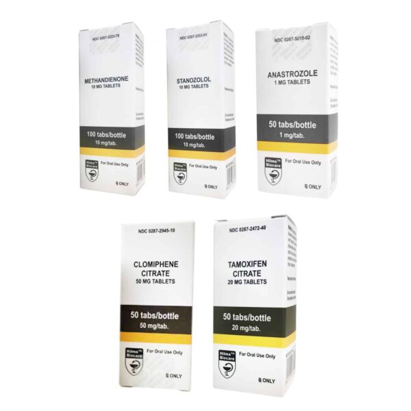 Hilma Lean Muscle Gain Pack: Orale steroider Dianabol + Winstrol (4 uger)