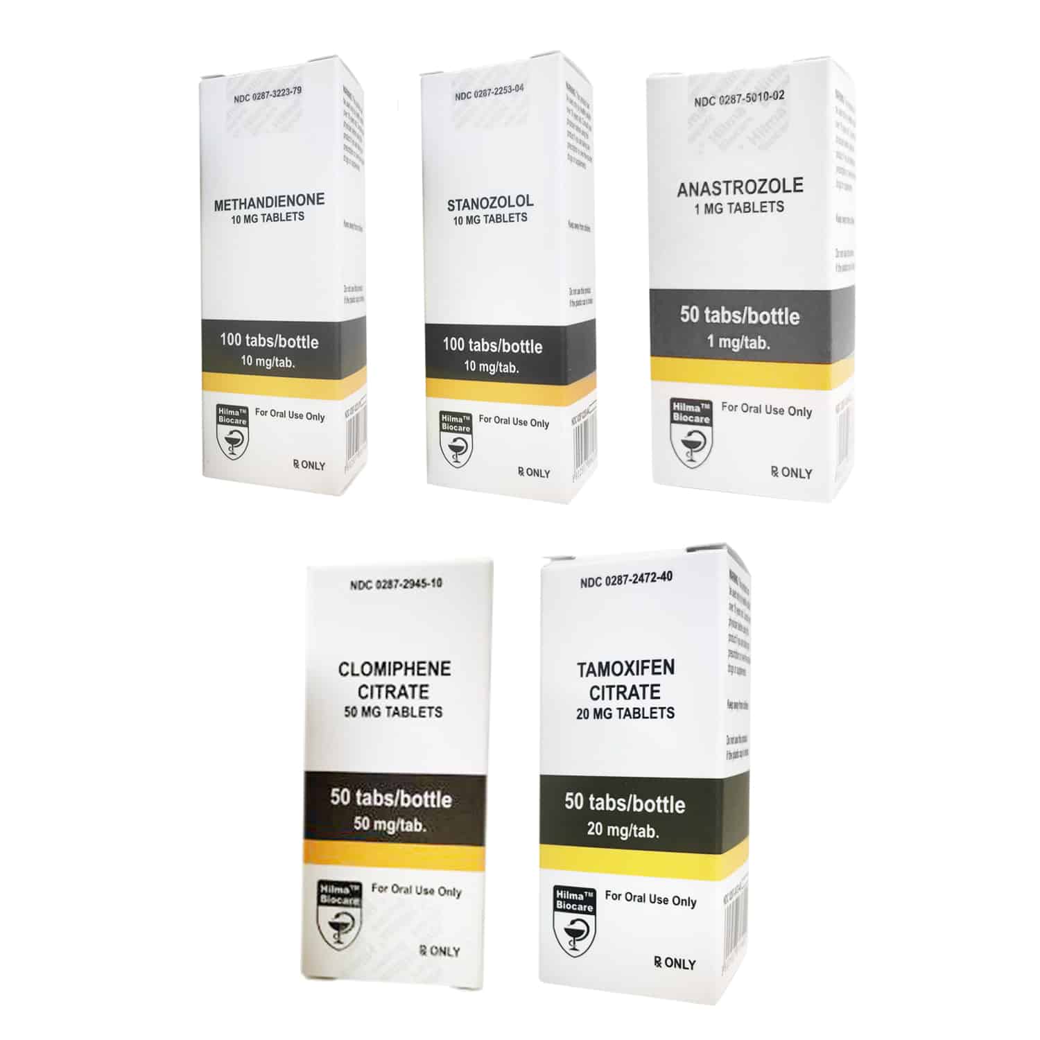 Hilma Lean Muscle Gain Pack: Orale steroider Dianabol + Winstrol (4 uger)