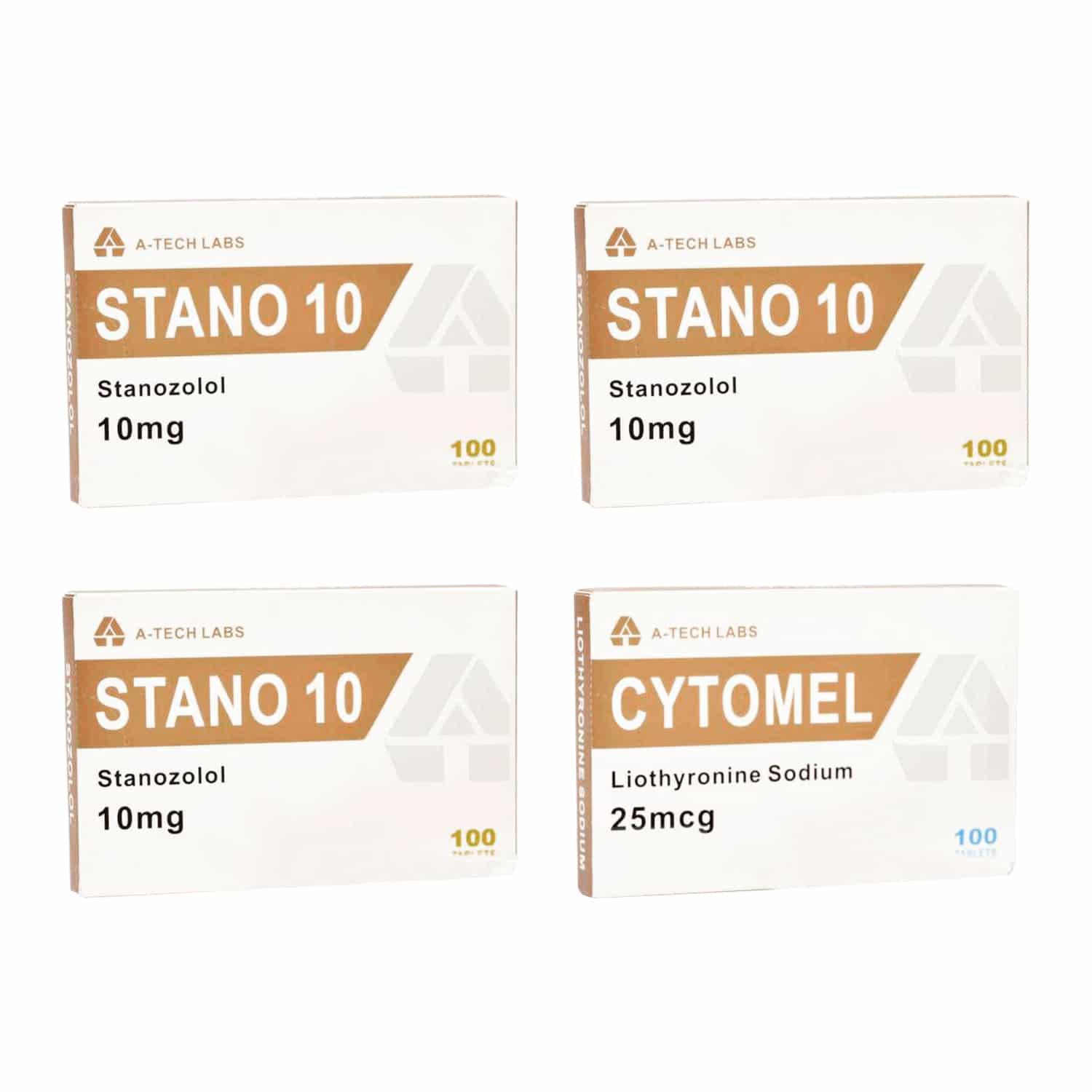 Tør pakke Stanozolol T3 Cytomel Orale steroider 8 uger A Tech Labs 1