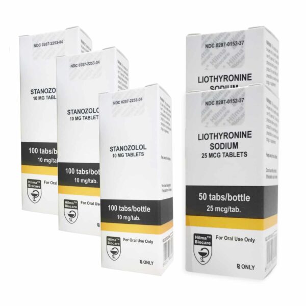 Hilma Stanozolol + T3 Cytomel Oral Steroid Tørpakke (8 uger)