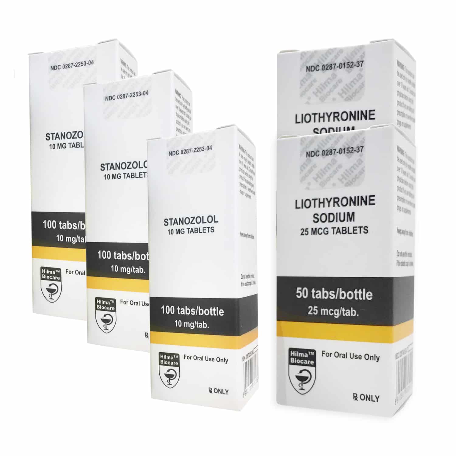 Hilma Stanozolol + T3 Cytomel Oral Steroid Tørpakke (8 uger)