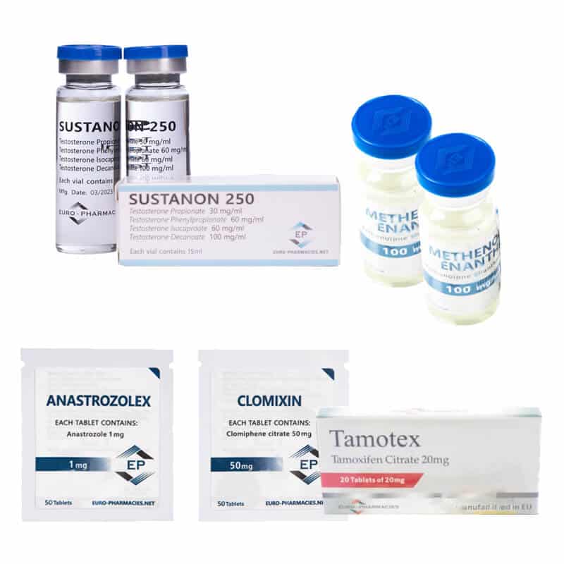 Lean Mass Gain Pack (INJIC) SUSTANON + PRIMOBOLAN + PCT (8 uger) Euro Pharmacies