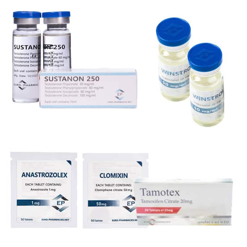 LEVEL II Lean Mass Gain Pack (INJECT) Sustanon + Stanozolol (8 uger) Euro Pharmacies