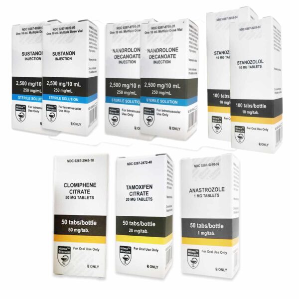 PAKKE MASSE NIVEAU II INJICÉR SUSTANON DECA STAN PCT 8 UGER Hilma