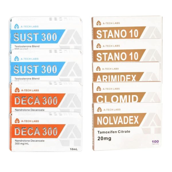 Lean Muscle Gain Pack (oral injektion) Sustanon + Deca + Winstrol (8 uger) A Tech