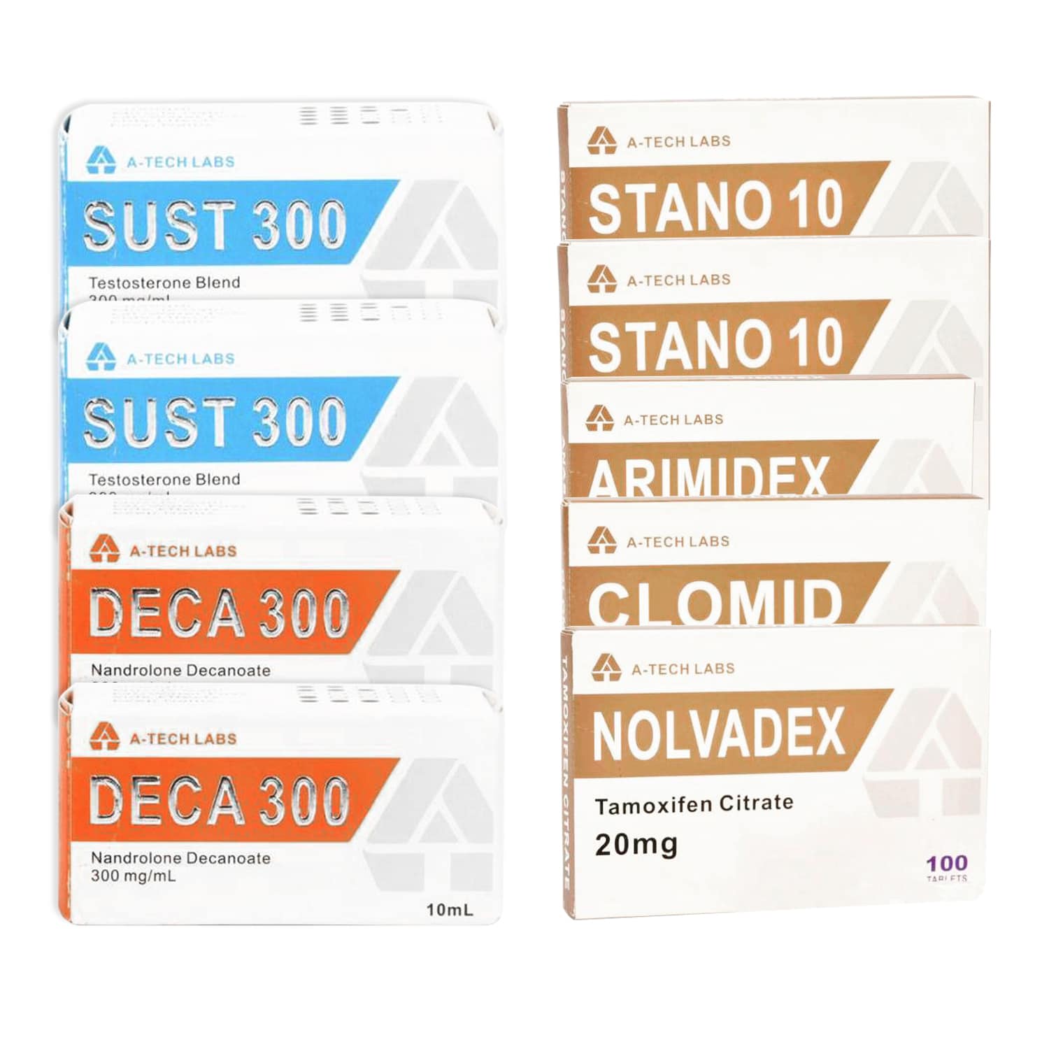 Lean Muscle Gain Pack (oral injektion) Sustanon + Deca + Winstrol (8 uger) A Tech