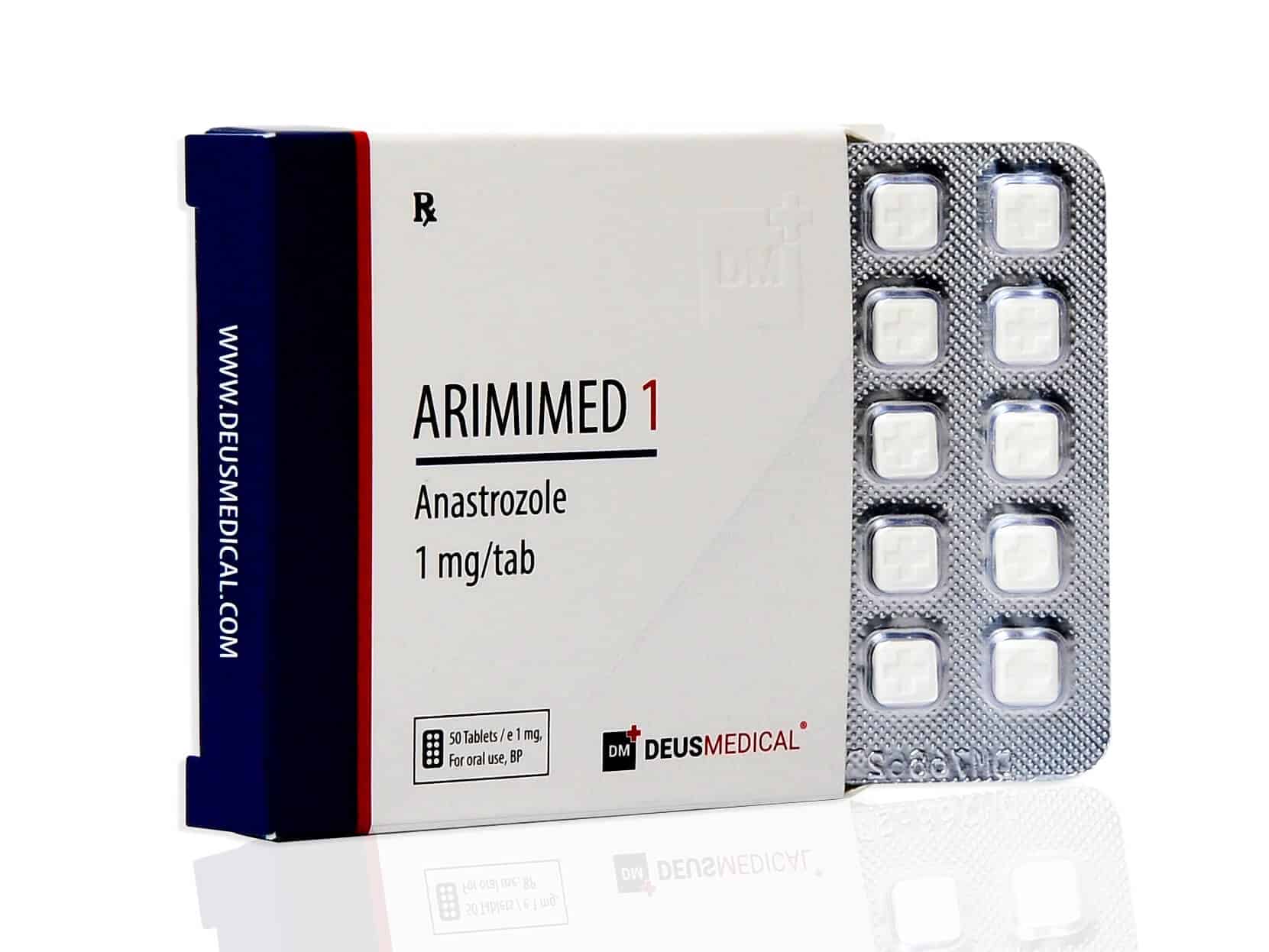 DEUSMEDICAL ARIMIMED 1 FORPAKNING + BLISTER