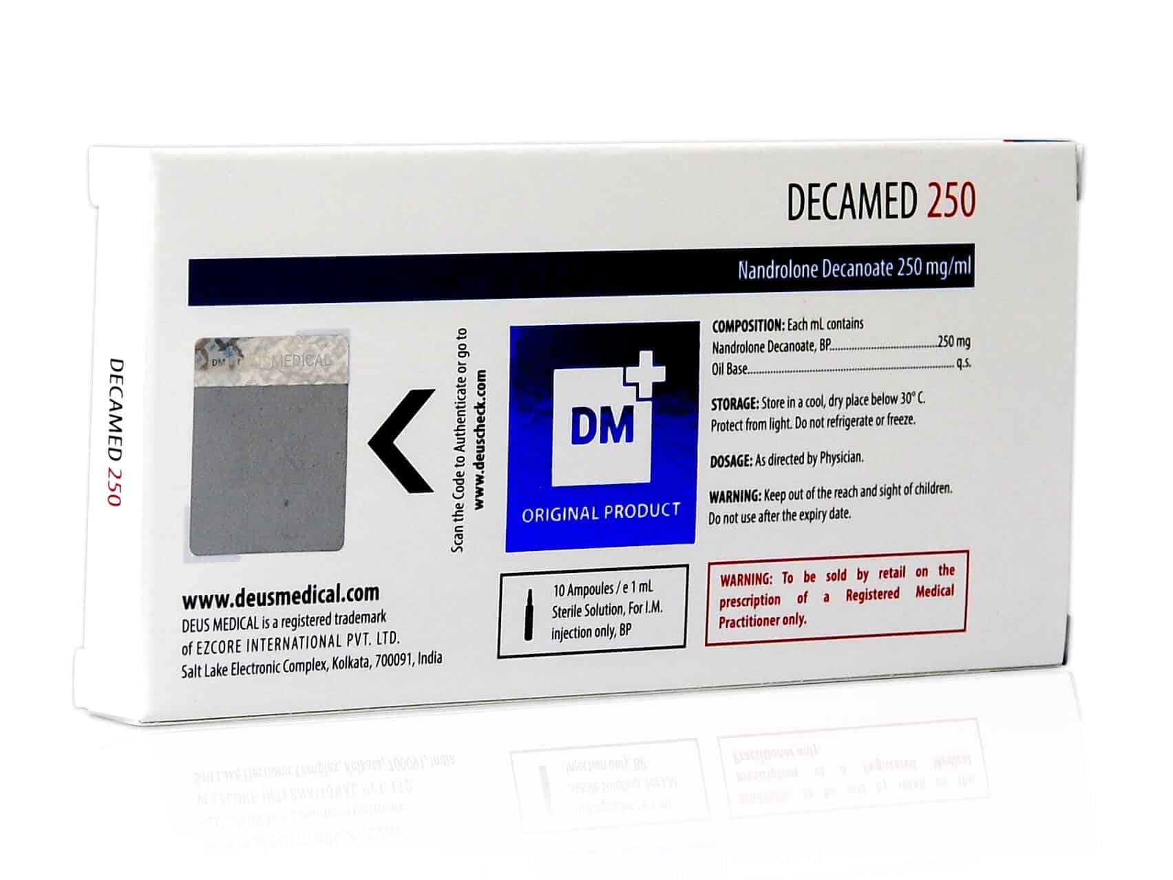 DEUSMEDICAL DECAMED 250 TILBAGE