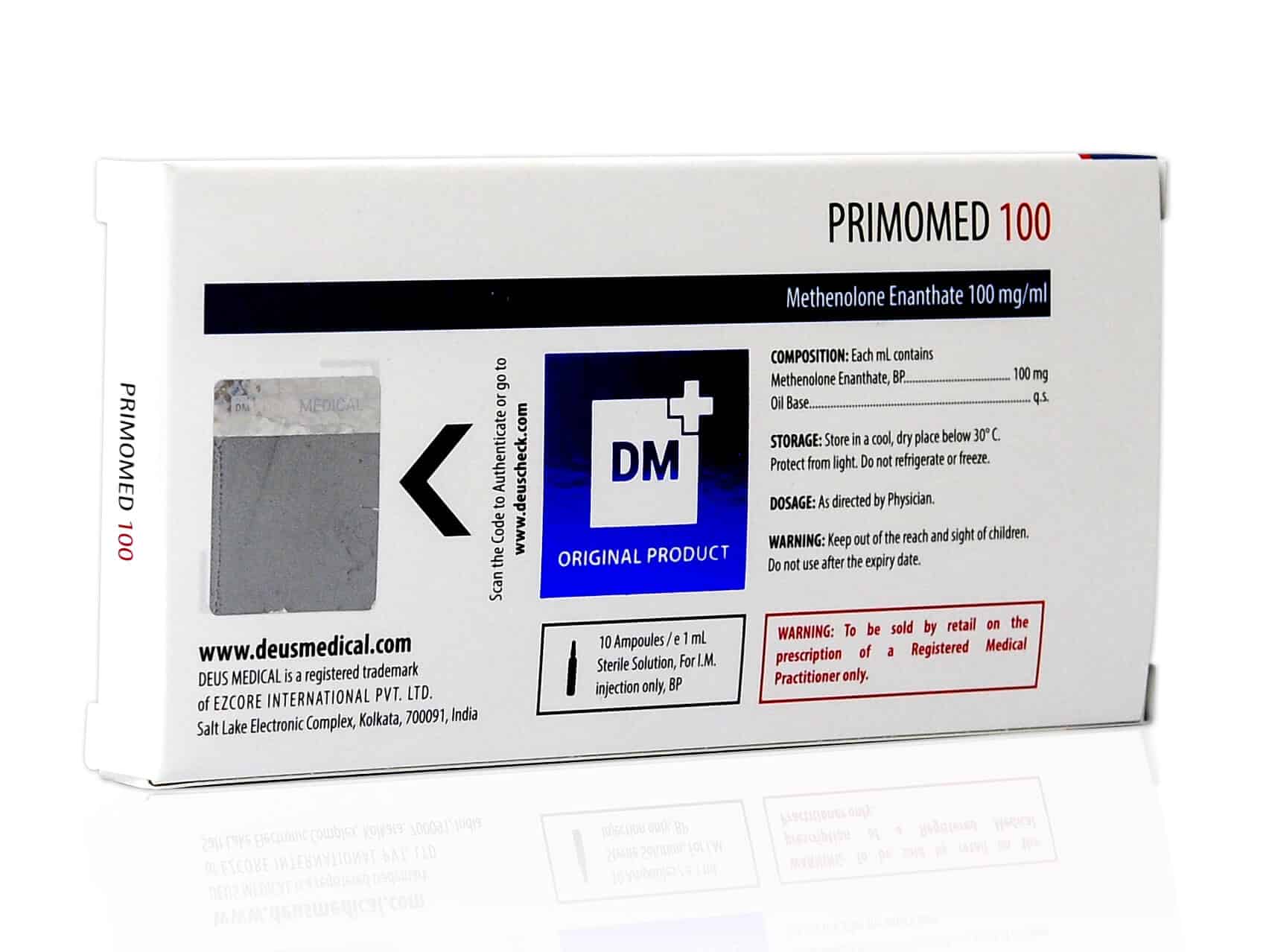 DEUSMEDICAL PRIMOMED 100 TILBAGE