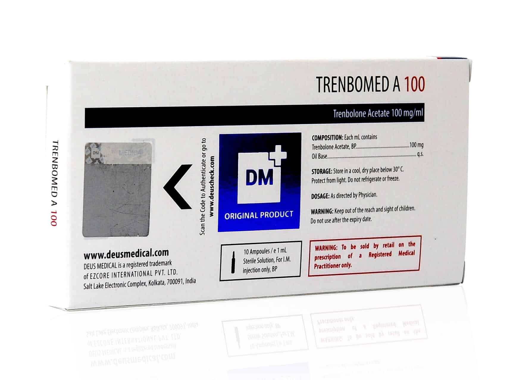 DEUSMEDICAL TRENBEMED A 100 RYG