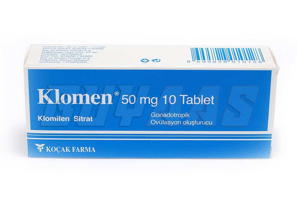 Klomen 50mg 10 tabletter Kocak