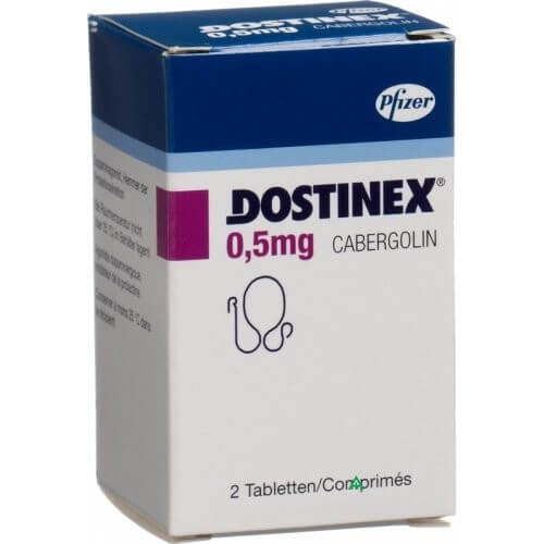 Dostinex 05 mg tabletter cabergolin pfizer 2 tabletter