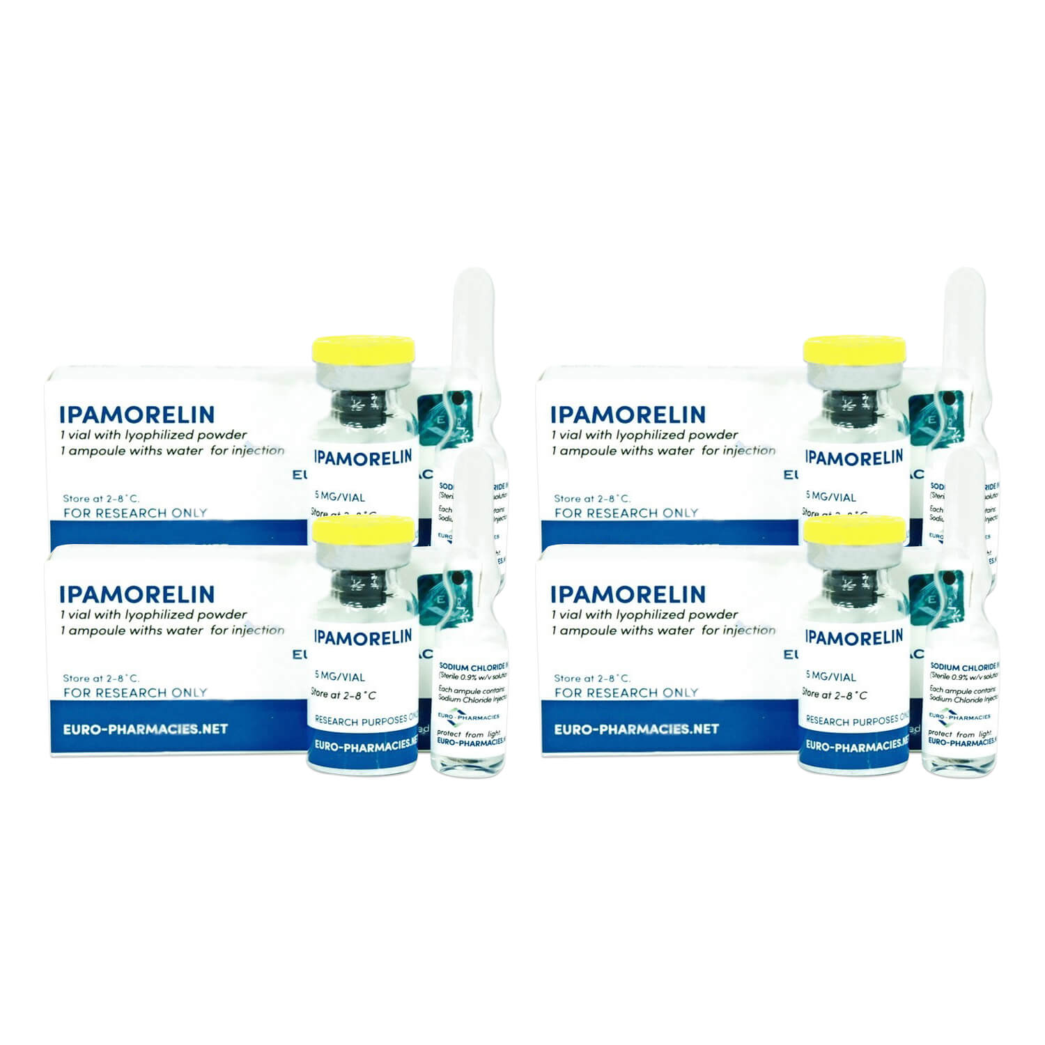 Anti-aging peptider pakke Euro apoteker Ipamorelin (12 uger)