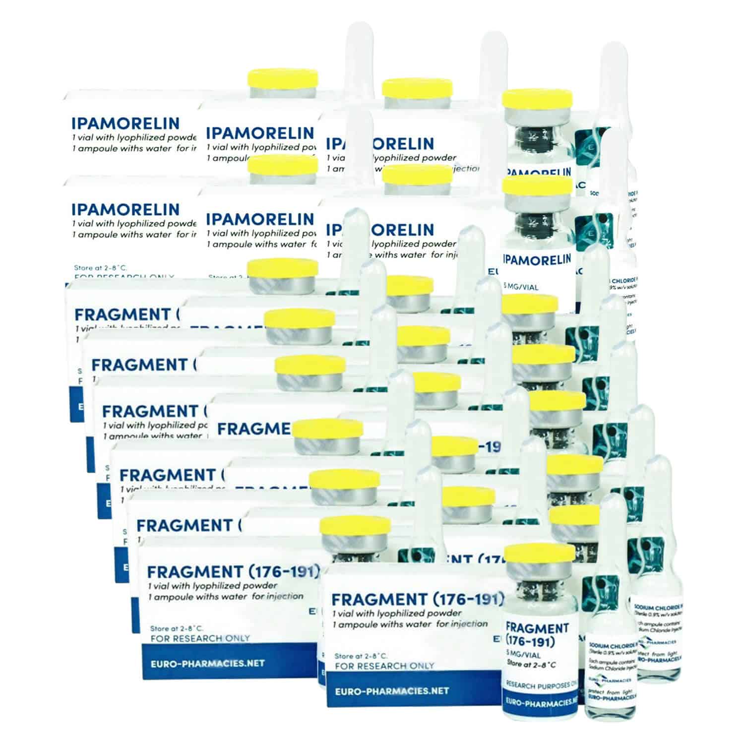 Anti-aging peptidpakke Euro apoteker HGH Frag 176 191 ipamorelin (12 uger)