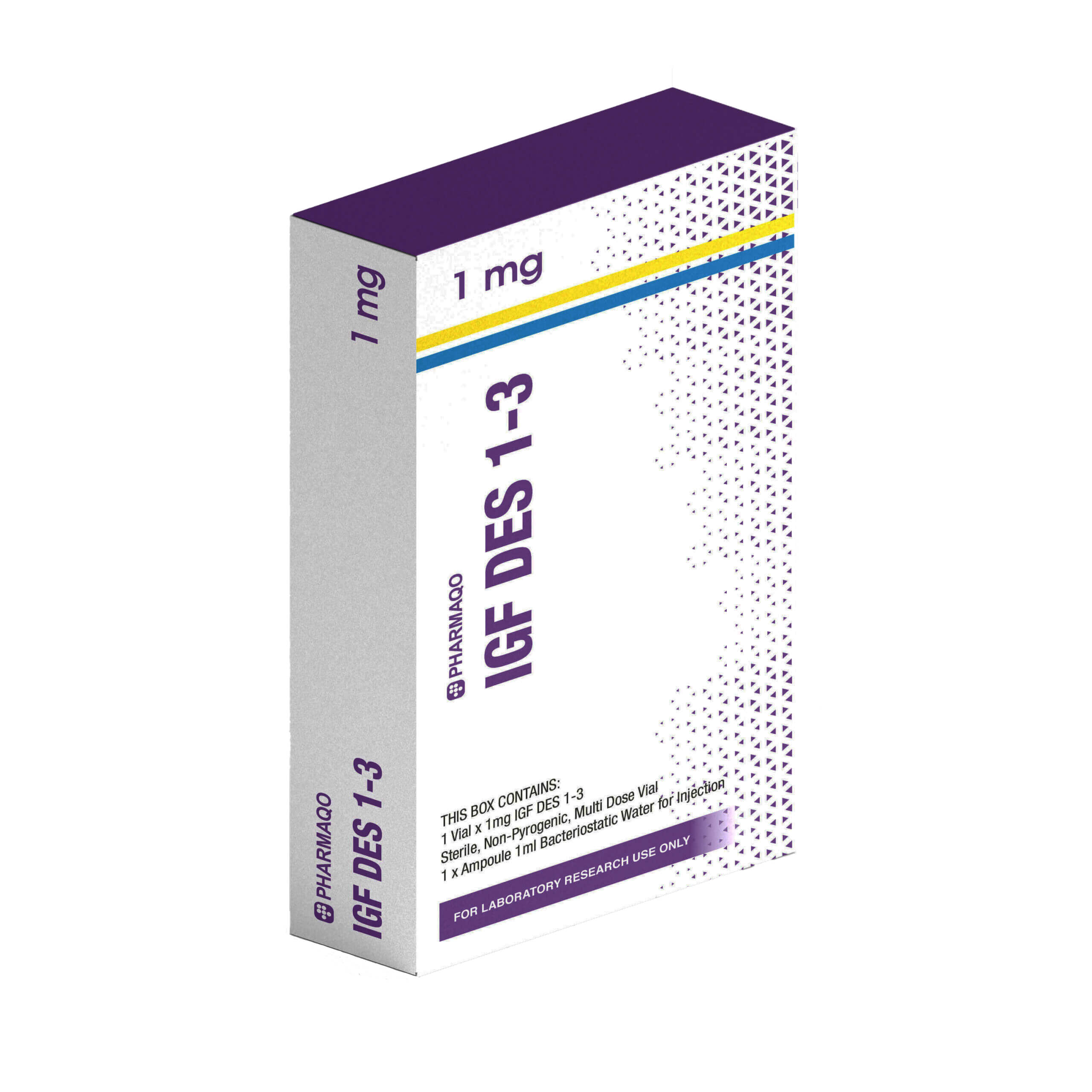 Peptidkarton IGF Pharmaqo skaleret