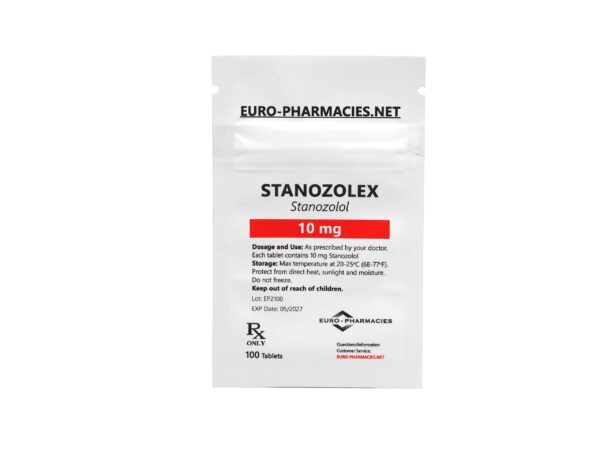 Europharmacies pose Stanozolex 10 (Winstrol)