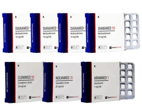 2 Bulking Packs Oral 6 ugers Dianabol Beskyttelse PCT Deus Medical 463×348