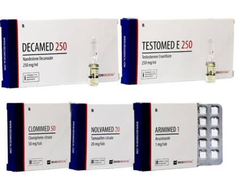4 Masseforøgelsespakke INJECTE Enanthate 250 DECA 8 uger Deus Medical 463×348