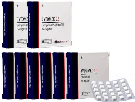 6-delt pakke Stanozolol T3 Cytomel orale steroider 8 uger Deus Medical 463×348