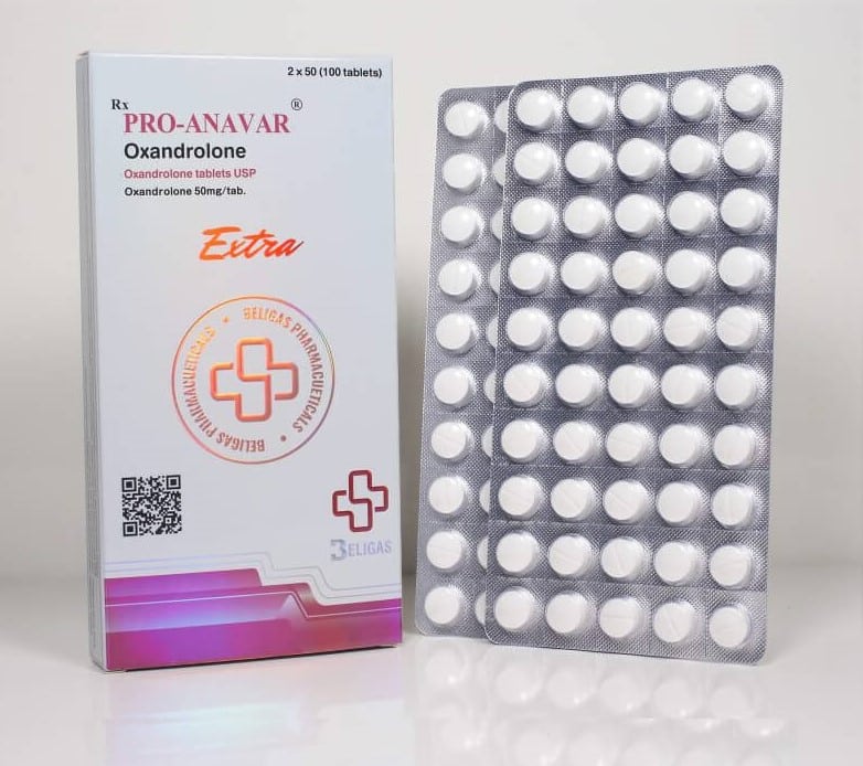Anavar Pro (50 mg 100 tabletter) Beligas (international)