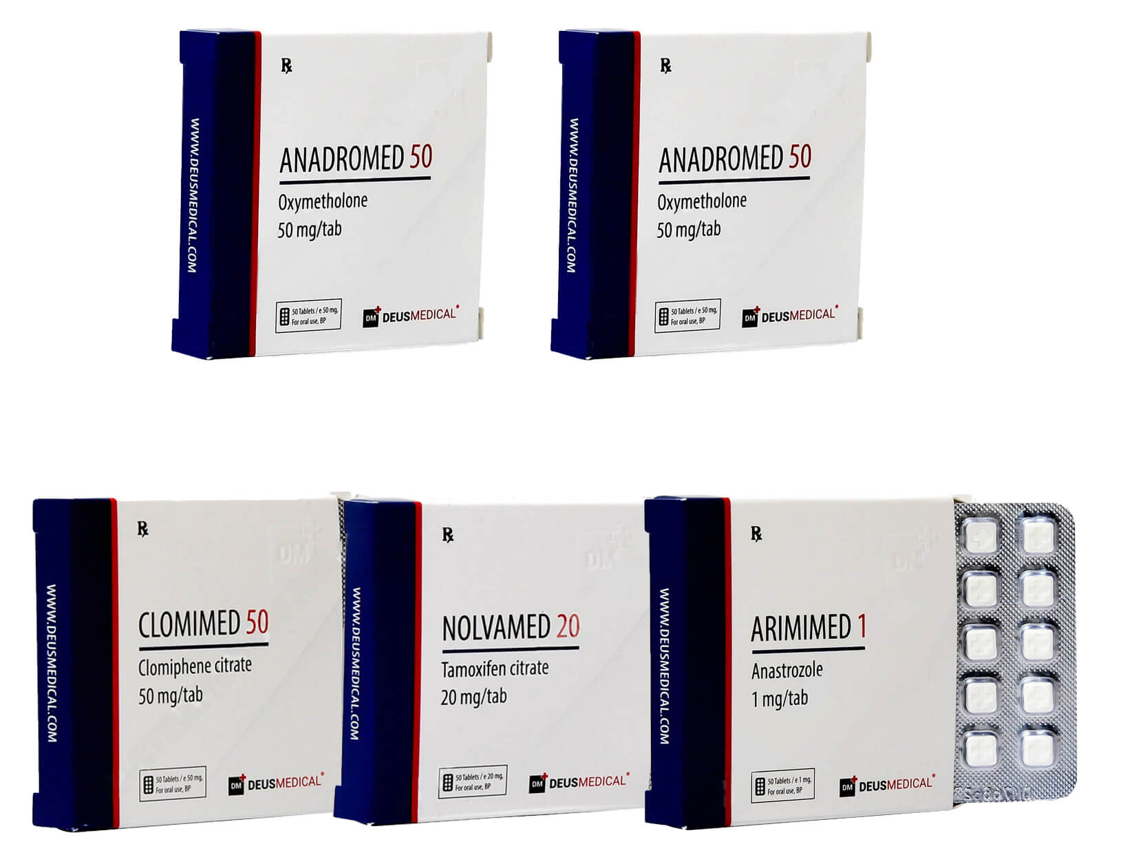 Bulking pakke Oral steroid Anadrol Oxymetholone 4 uger Deus Medical