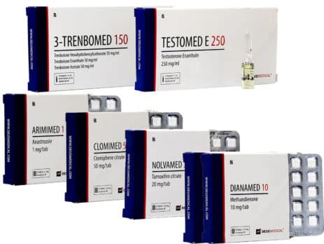 Tørmasseforøgelsespakke ORAL INJEKTION DIANABOL TEST E TRI TREN 10 uger Deus Medical 463×348