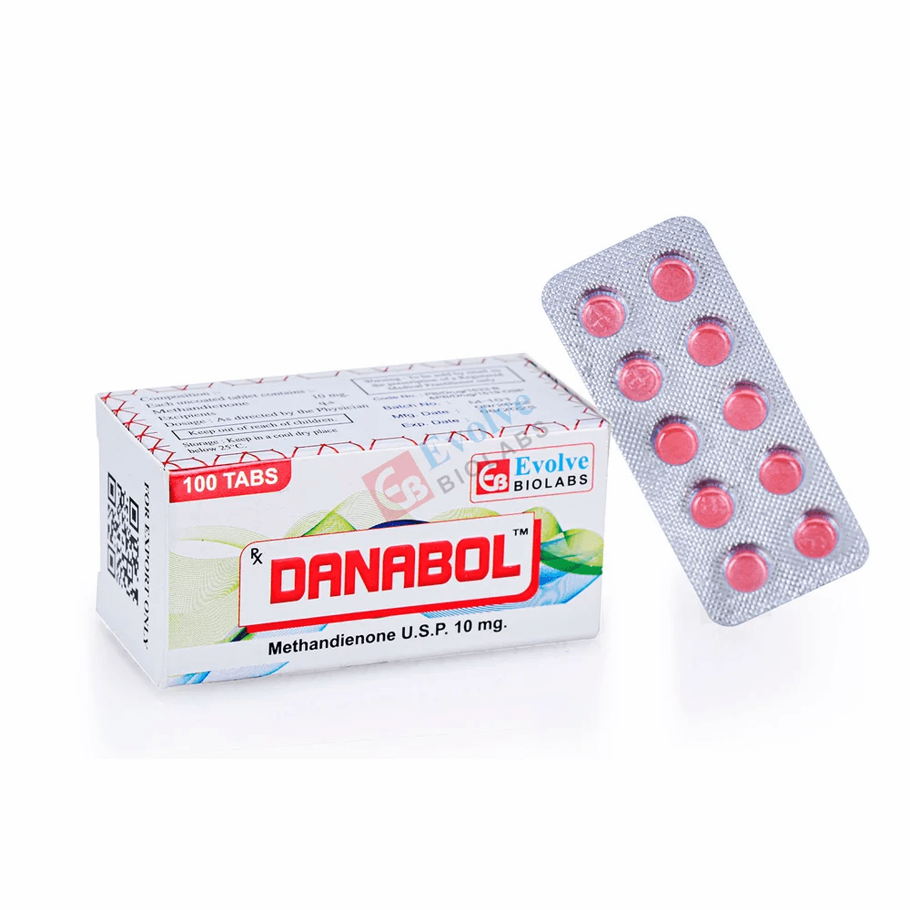 Danabol tabletter (methandienon 10 mg) (100 piller) - Evolve Biolabs