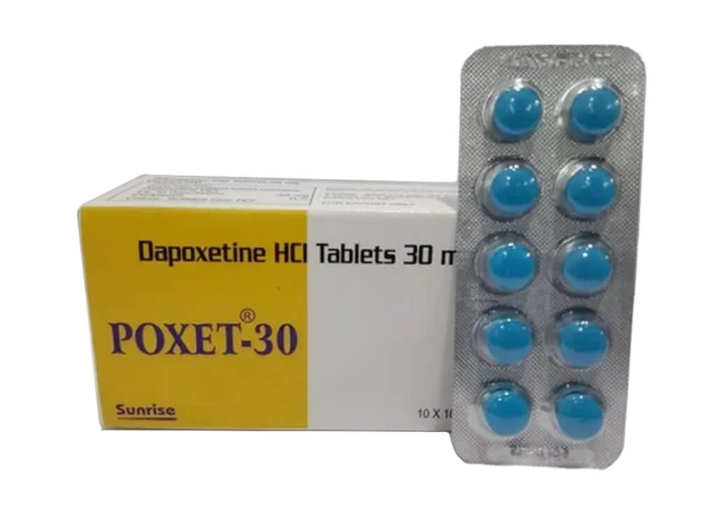 Dapoxetin 30 mg (10 tabletter) SUNRISE
