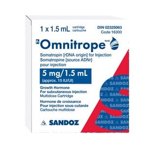 Somatropin Omnitrope 15 IE 5 mg 1,5 ml karton Sandoz