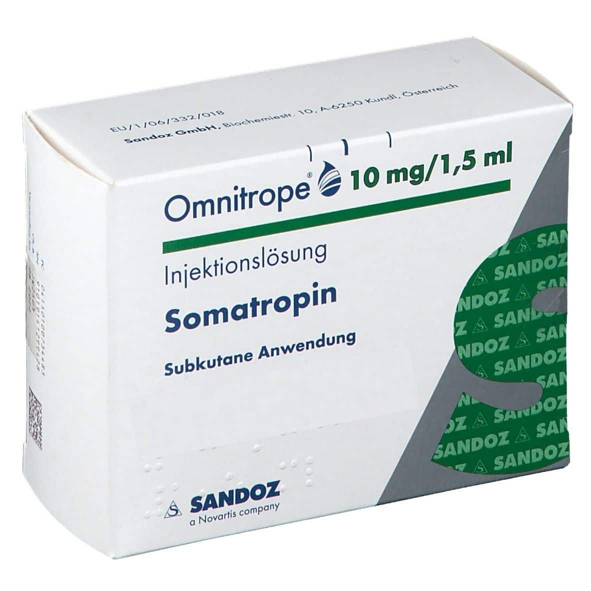 Somatropin Omnitrope 30 IE 10 mg 1,5 ml karton Sandoz