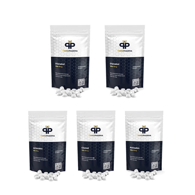 Masseopbygningspakke (oral) Dianabol (6 uger) PRIME PHARMA