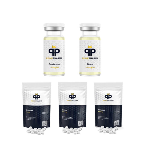 NIVEAU I (INJECTION) Masseforøgelsespakke SUSTANON 250 + DECA DURABOLIN 250 (8 uger) PRIME PHARMA