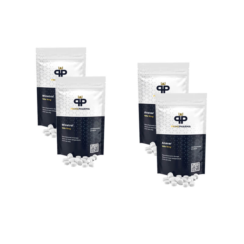Lean Mass Gain Pack: Anavar + Winstrol orale steroider (6 uger) PRIME PHARMA