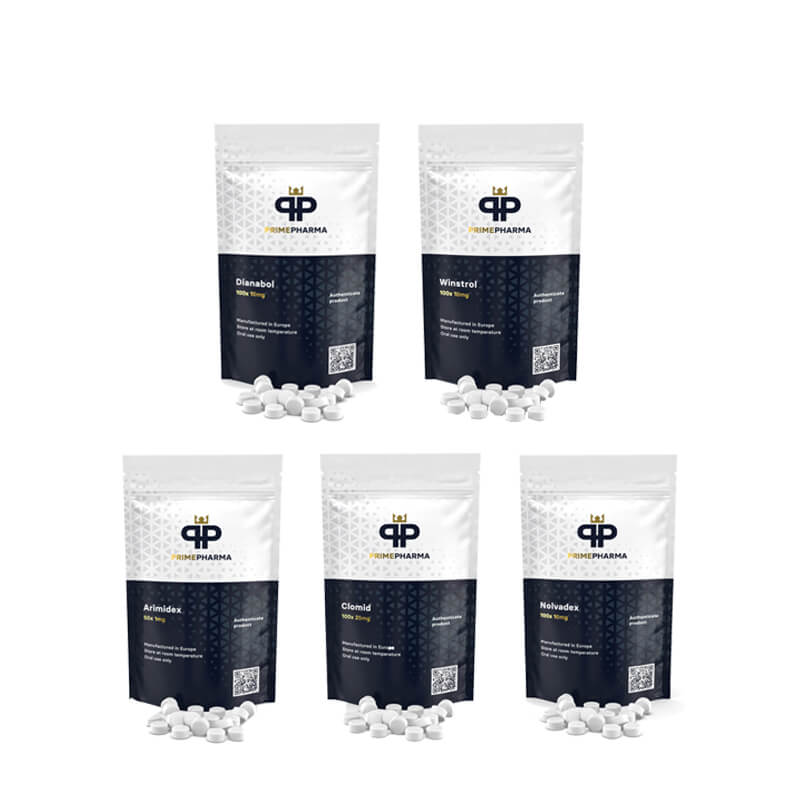 Lean Mass Gain Pack: Orale steroider Dianabol + Winstrol (4 uger) PRIME PHARMA