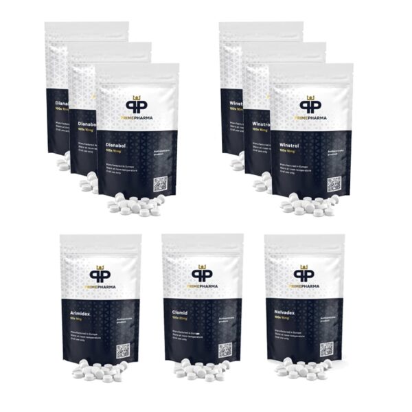 Lean Mass Gain Pack: Orale steroider Dianabol + Winstrol (8 uger) PRIME PHARMA