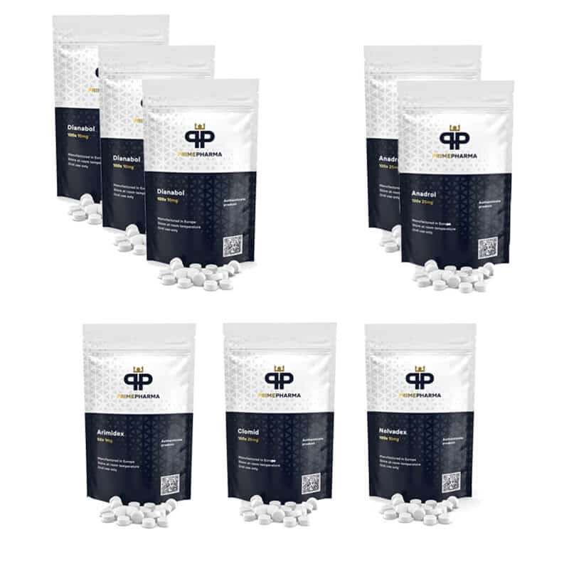 Ultimativ masseforøgelsespakke Dianabol Anadrol Orale Steroider 8 uger PRIME PHARMA