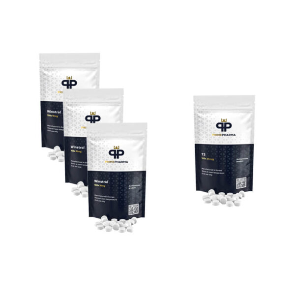 Stanozolol + T3 Cytomel tørpakke orale steroider (8 uger) PRIME PHARMA