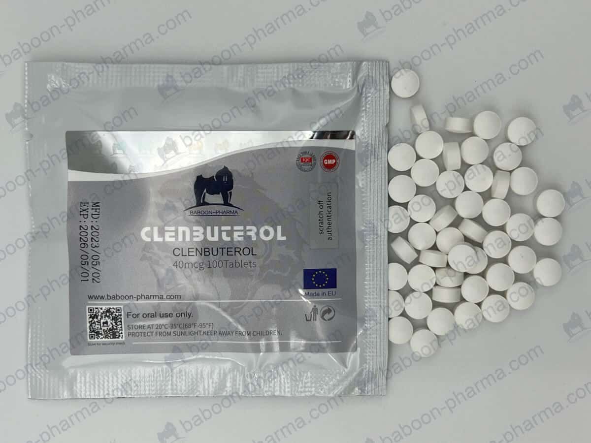 Baboon Pharma Orale tabletter Clenbuterol 40 1