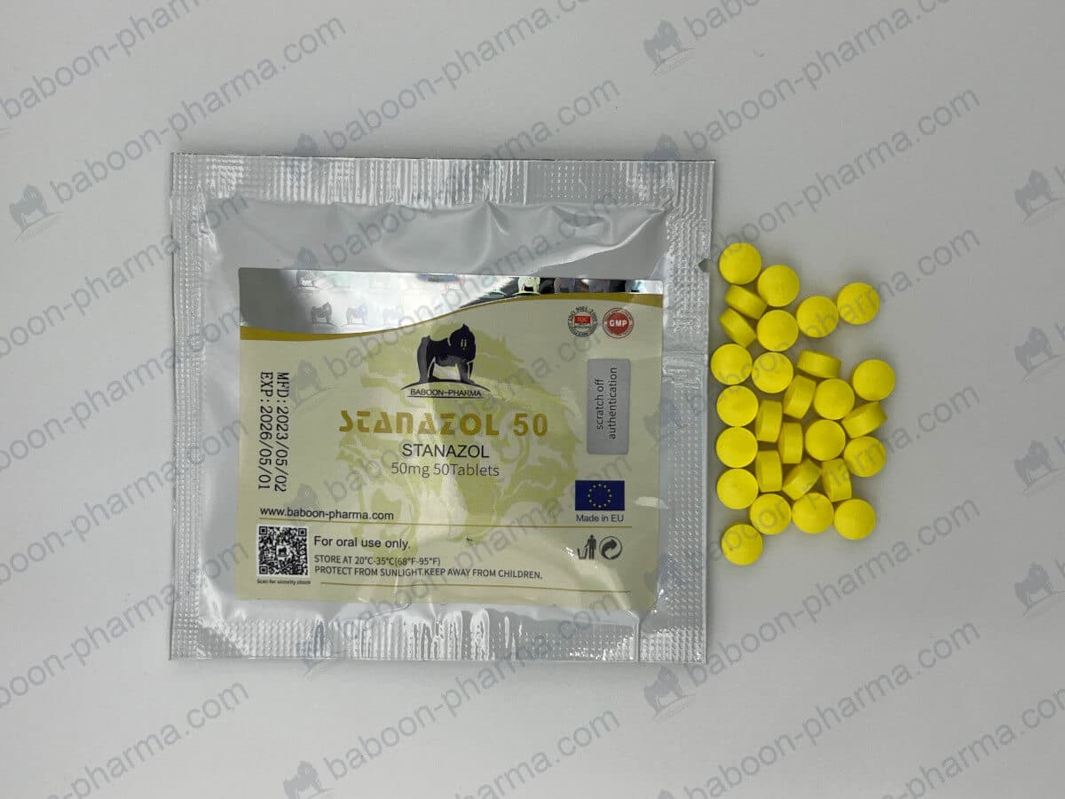 Baboon Pharma orale tabletter Stanazol 50 1