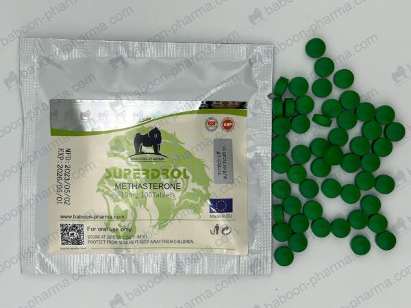 Baboon Pharma Orale tabletter Superdrol 10 1