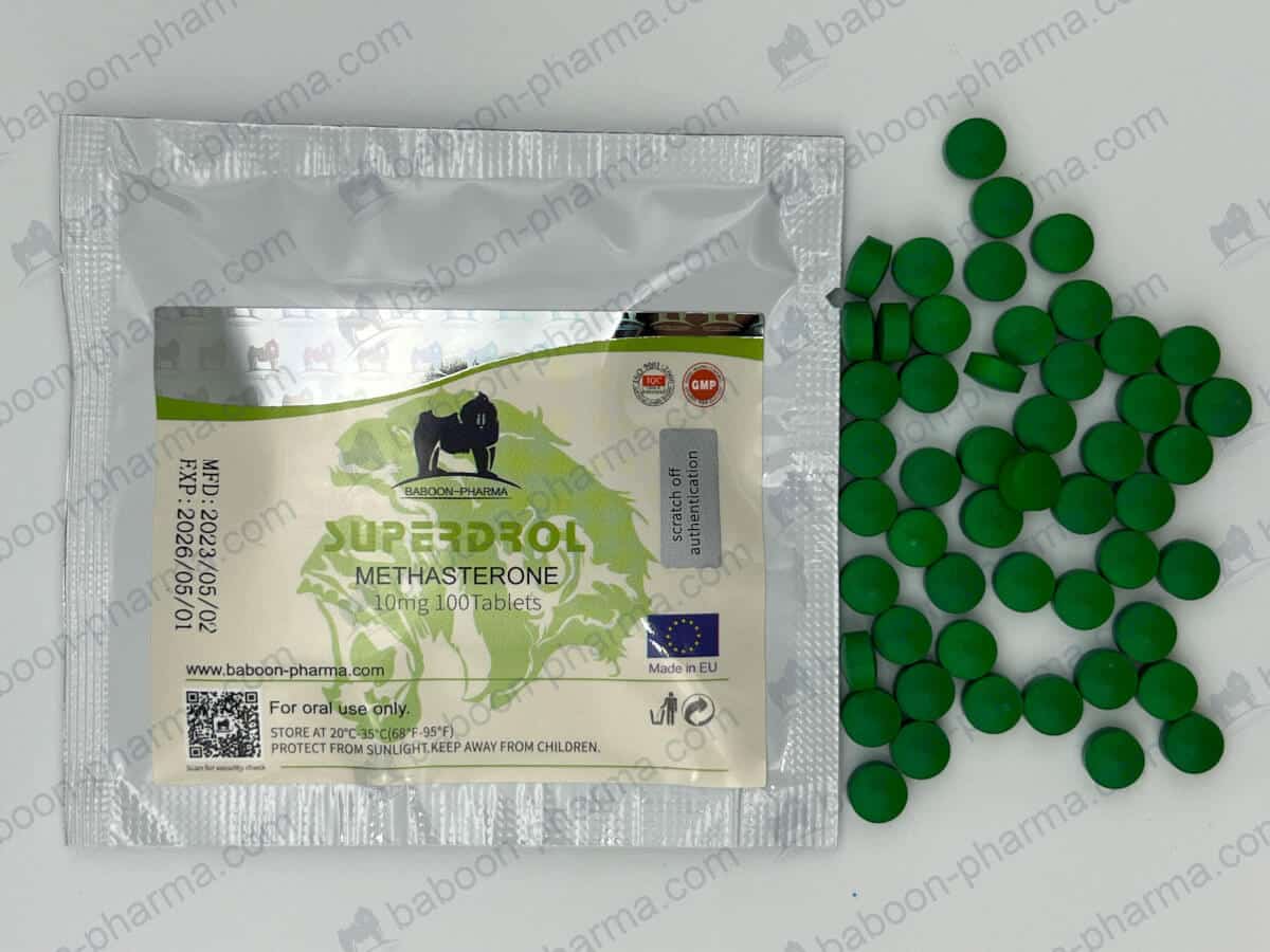 Baboon Pharma Orale tabletter Superdrol 10 1