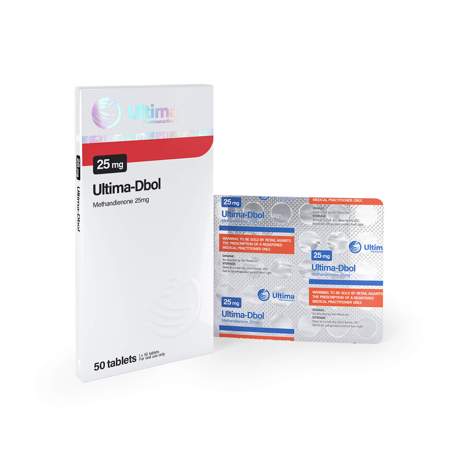Ultima dbol 25 50 piller x 25 mg