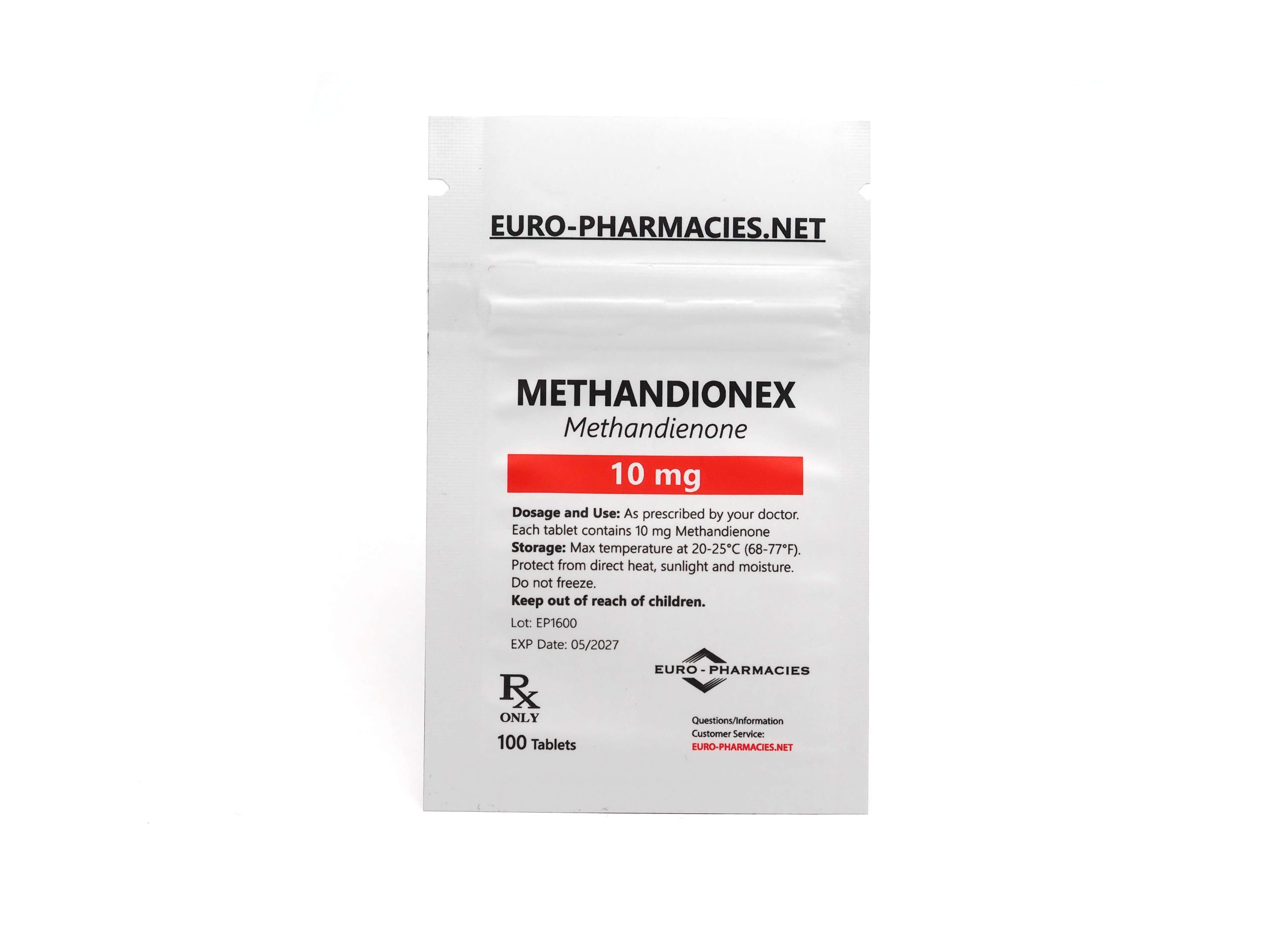 Europharmacies pose Methandionex 10 (Dianabol)