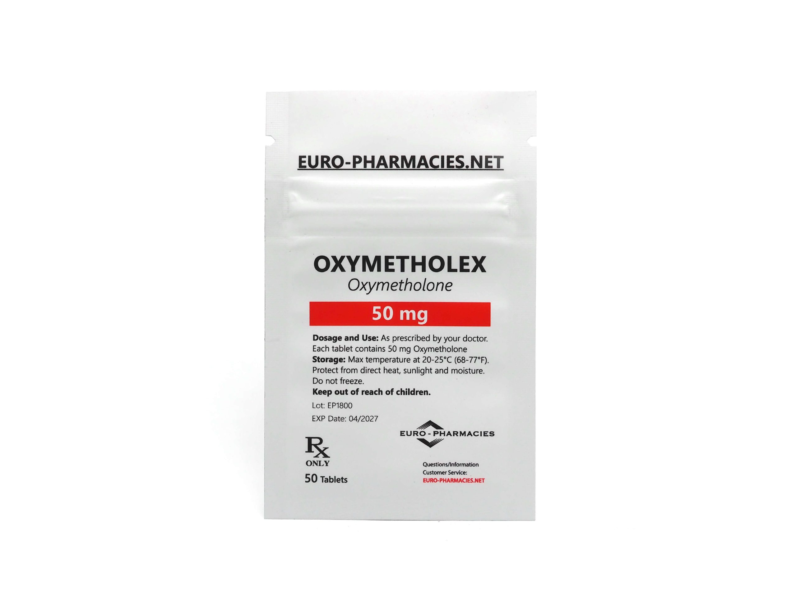 Europharmacies pose Oxymetholex (Anadrol)