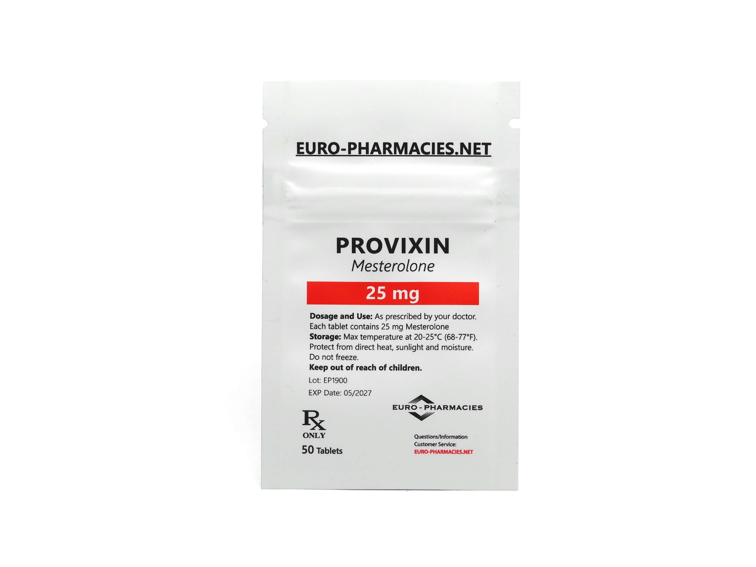 Europharmacies pose Provixin (Proviron)
